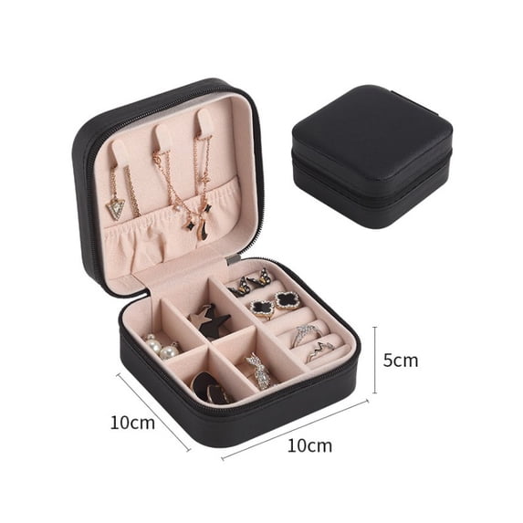 2022 Jewelry Organizer Display Travel Jewellery Case Boxes Travel Portable Jewelry Box Leather Storage Organizer Earring Holder MKLhei