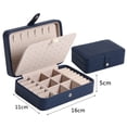 thumbnail image 1 of 2022 Jewelry Organizer Display Travel Jewellery Case Boxes Travel Portable Jewelry Box Leather Storage Organizer Earring Holder zanglan6ge, 1 of 6