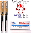 thumbnail image 1 of 2022 Kia Forte5 Performance Beam Wipers (Set of 2), 1 of 3
