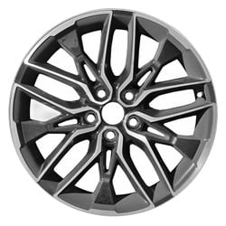 2022 Kia K5 19" Machined Black OEM Factory Wheel Rim 52910L3430