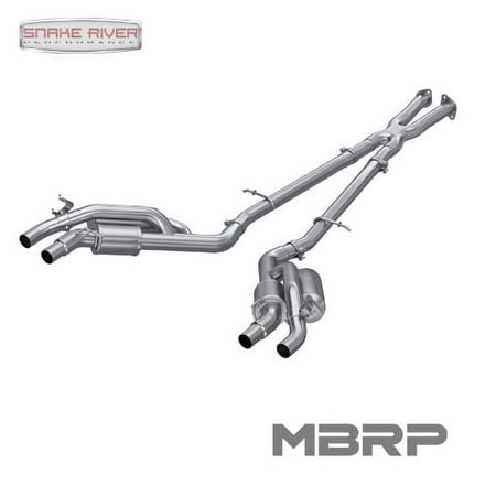 2022 Kia Stinger 3.3L AWD/RWD 2.5 Inch Cat-Back Dual Split Rear Quad Outlet T304 Stainless Steel Active Exhaust MBRP Fits select: 2022 KIA STINGER GT2