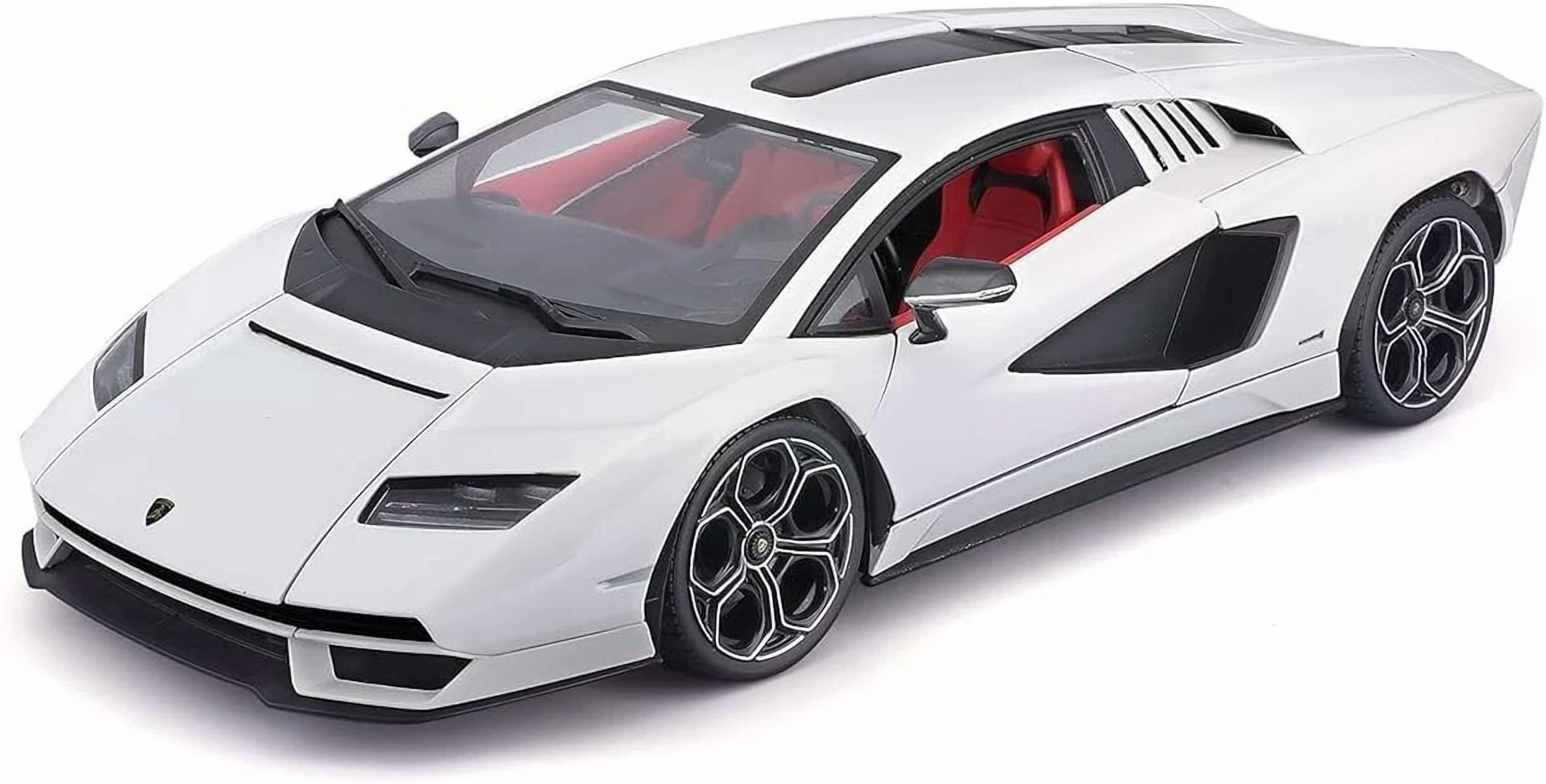 2022 Lamborghini Countach LPI 800-4 ~ White ~ 1:18 Metal Die Cast