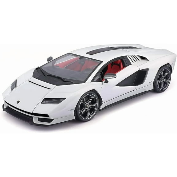 2022 Lamborghini Countach LPI 800-4 ~ White ~ 1:18 Metal Die Cast Car ~ Maisto