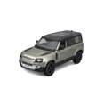 thumbnail image 1 of 2022 Land Rover Defender 110, Silver Green SUV - Bburago 21101GN - 1/24 Scale Diecast Model Car, 1 of 6
