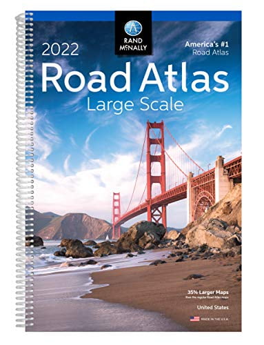 Road Atlas 2025年版 Large Scale PDF Download Rand McNally Large Scale Road Atlas 2025 by