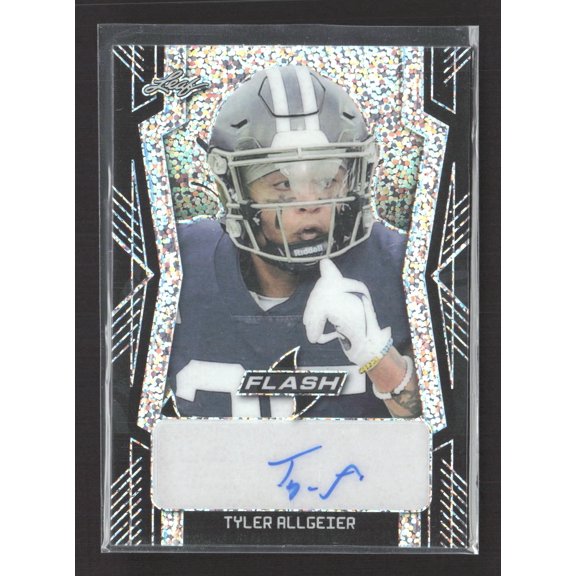 2022 Leaf Flash PA-TA1 Tyler Allgeier BYU Cougars Football Card Auto 8/10 Excellent