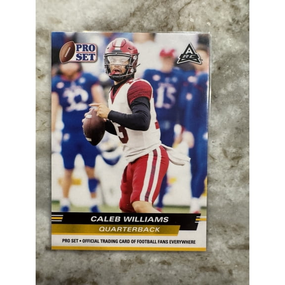 2022 Leaf Pro Set Draft PS-04 Caleb Williams Base Rookie Chicago Bears Football Card