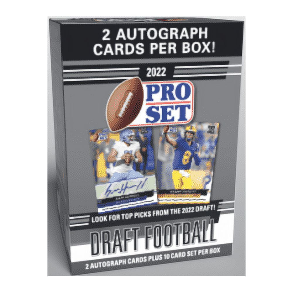 2022 Leaf Pro Set Draft & Prospect Football Blaster Trading Cards