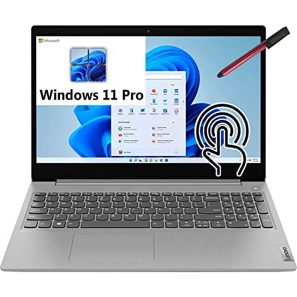 Lenovo 2022 IdeaPad 3 15.6' FHD Laptop Intel 2-Core i3-1115G4 Intel UHD Graphics 12GB RAM DDR4 512GB NVMe SSD WiFi AC Greytooth Webcam HDMI Card Reade 2022 Lenovo IdeaPad 3i 15.6\" Touchscreen Business Laptop Computer