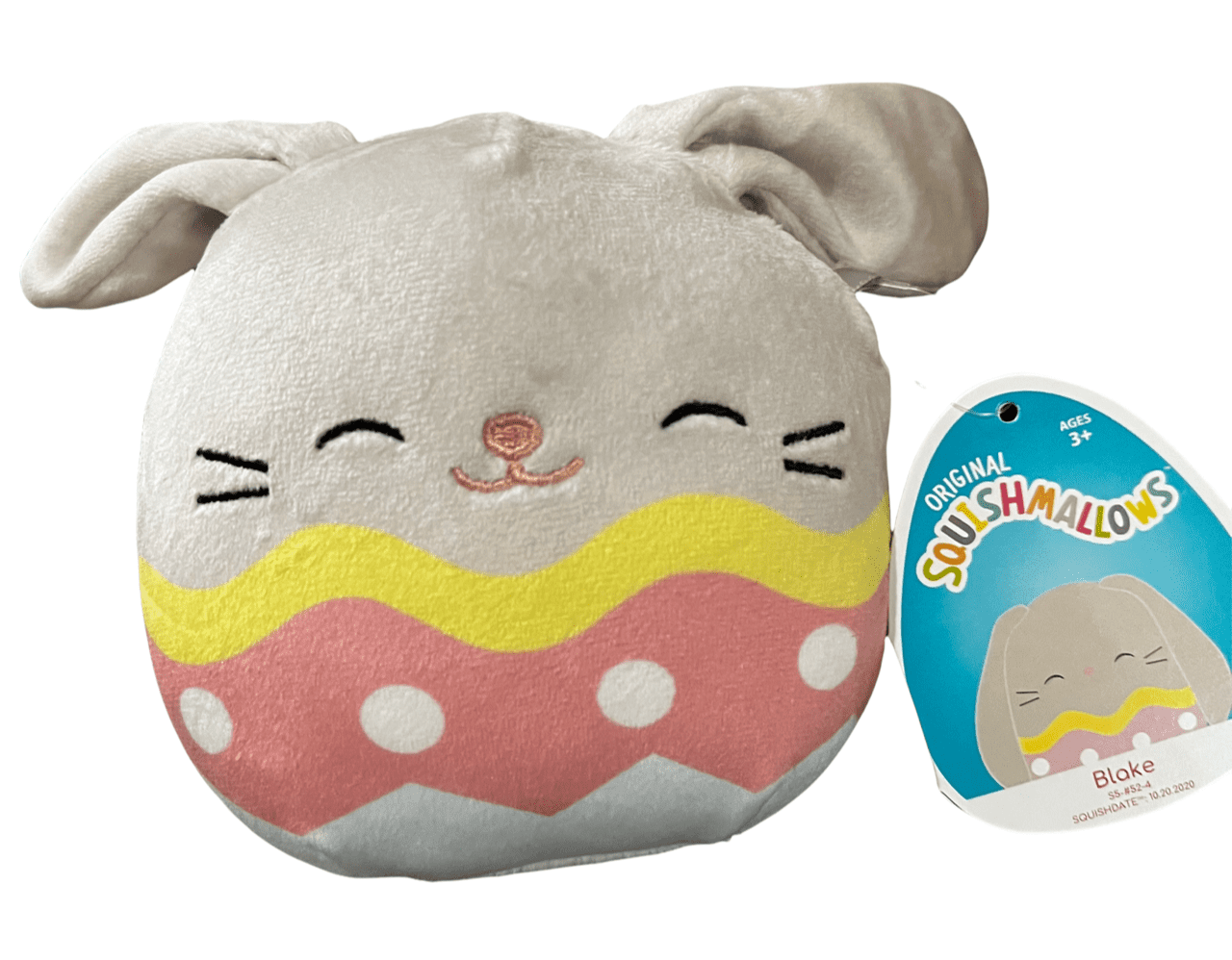 2022 Limited Edition 5 inch Squishmallows Blake The Easter Egg Bunny ...