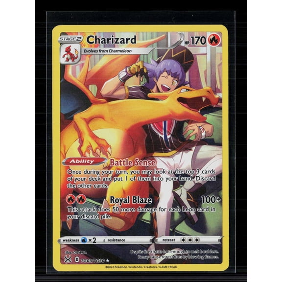 2022 Lost Origin Charizard Holo Rare CHR #TG03/TG30