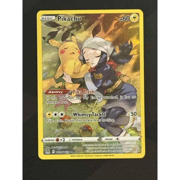 2022 Lost Origin Pikachu Holo Rare CHR #TG05/TG30