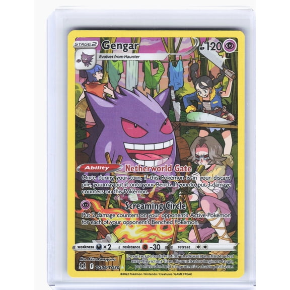 2022 Lost Origin Trainer Gallery Gengar Holo Ultra Rare TG06/TG30 Pokemon Trading Card