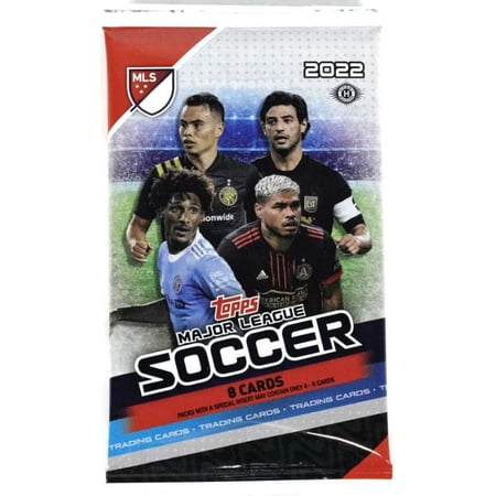 2022 MLS Topps Trading Card HOBBY Pack (1 Pack, 8 Cards)