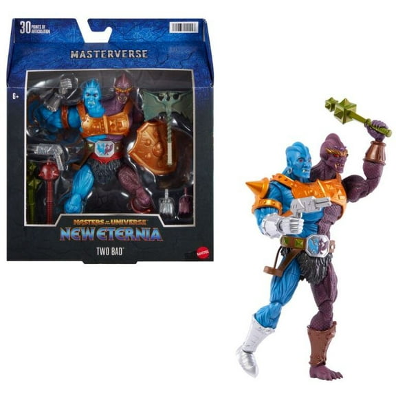 Mattel Collectible - Masters of the Universe Masterverse Two-Bad Action Figure (He-Man, MOTU)