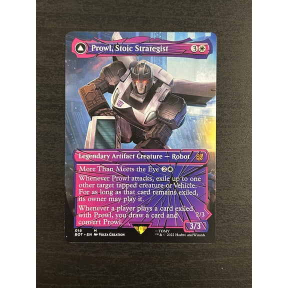 2022 Magic: The Gathering Universes Beyond Transformers Prowl, Stoic Strategist