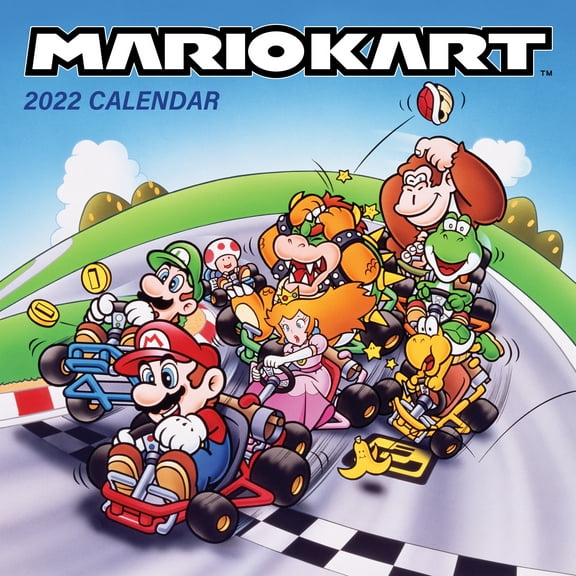 2022 Mario Kart 12" x 12" Wall Calendar by Andrews McMeel Publishing