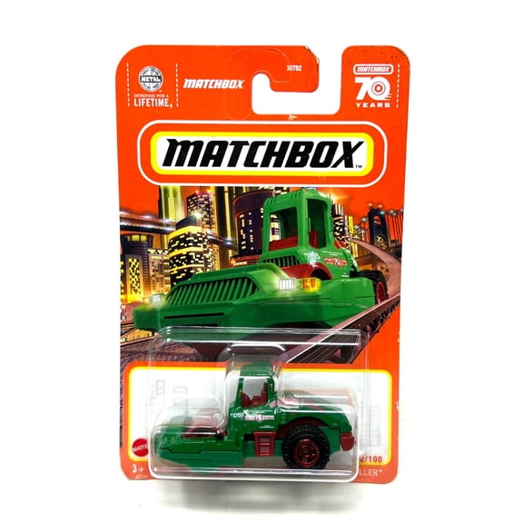 2022 Matchbox Road Roller Green