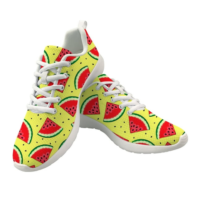 2022 Men Running Sport Shoes Watermelon Print Women Lightweight