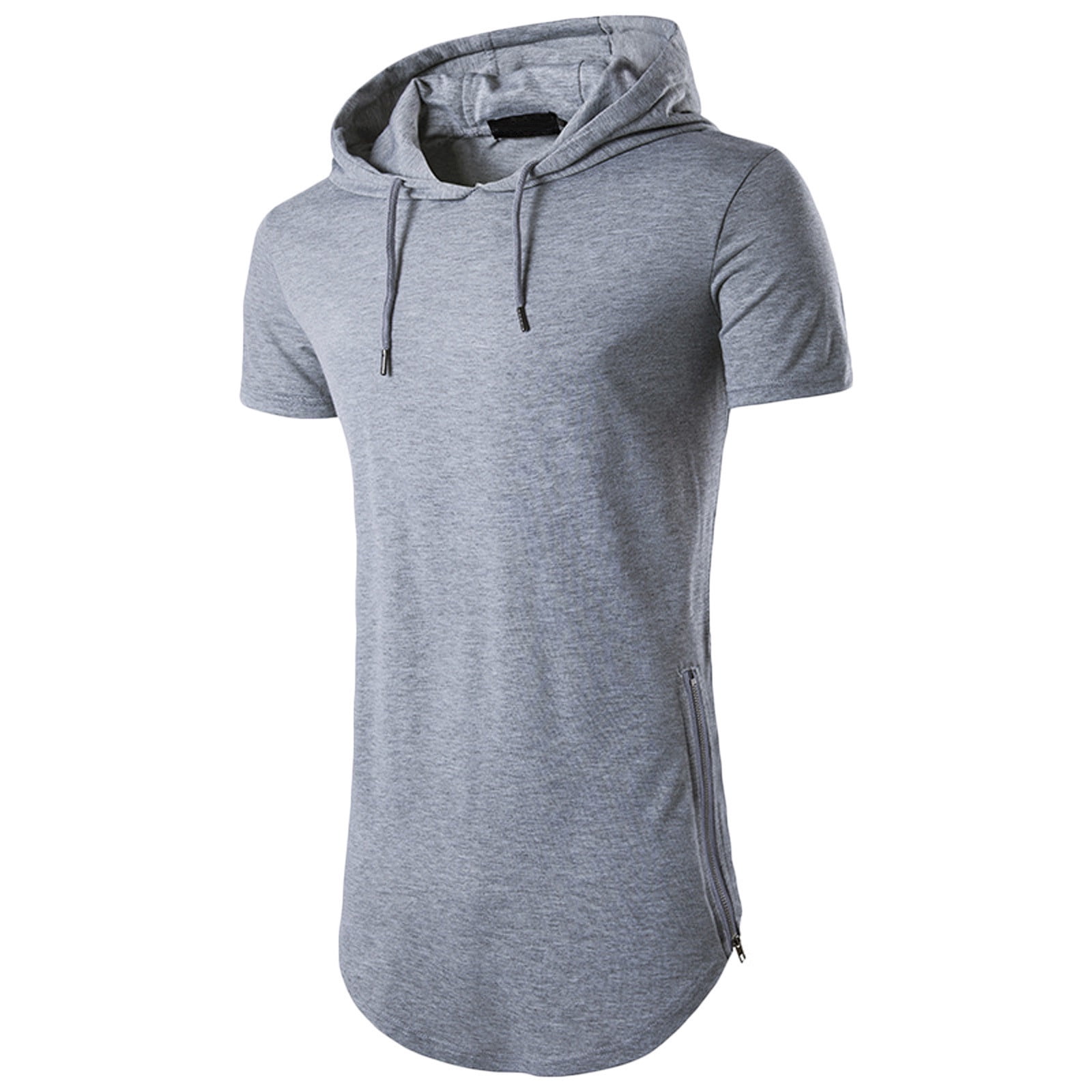 Hooded half best sale t shirt