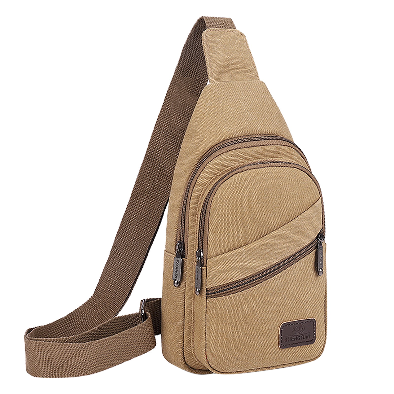 2022 Men s New Casual Solid Color Simple One Shoulder Messenger Bag Shoulder Bag Men