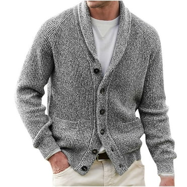 2022 Men's cardigan Classic button down Sweaters Casual Pullover Jumper Knitwear lapel Sweatshirt Tops