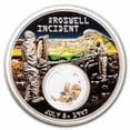 thumbnail image 1 of 2022 Mesa Grande 1 oz Silver Roswell Incident Colorized Proof, 1 of 4