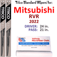 thumbnail image 1 of 2022 Mitsubishi RVR Wiper Blades (Set of 2), 1 of 3