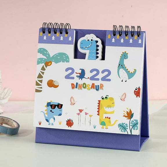 2022 Monthly Desk Calendar Countdown Suitable For School Office And Family Colorful