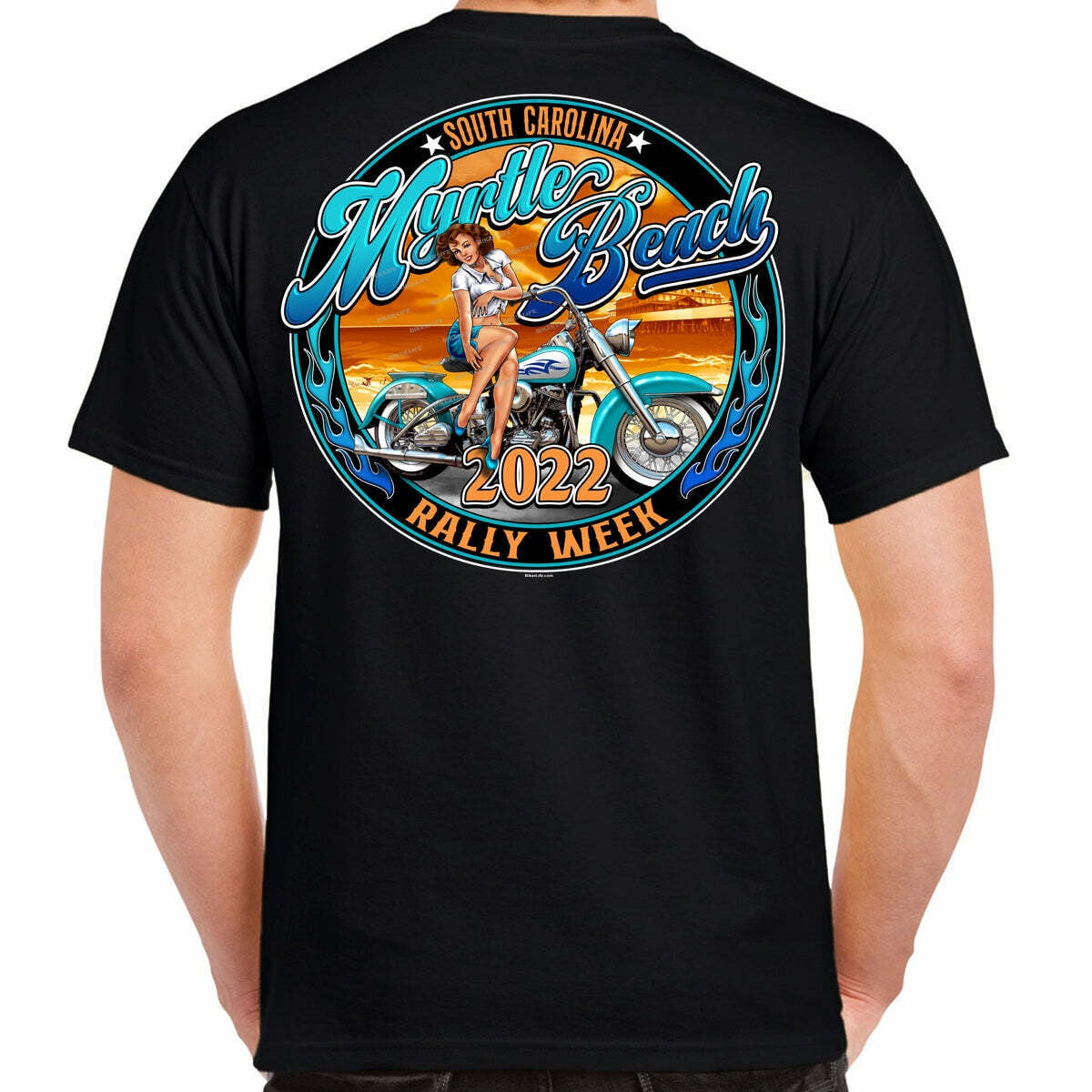 2022 Myrtle Beach Bike Week Pinup TShirt