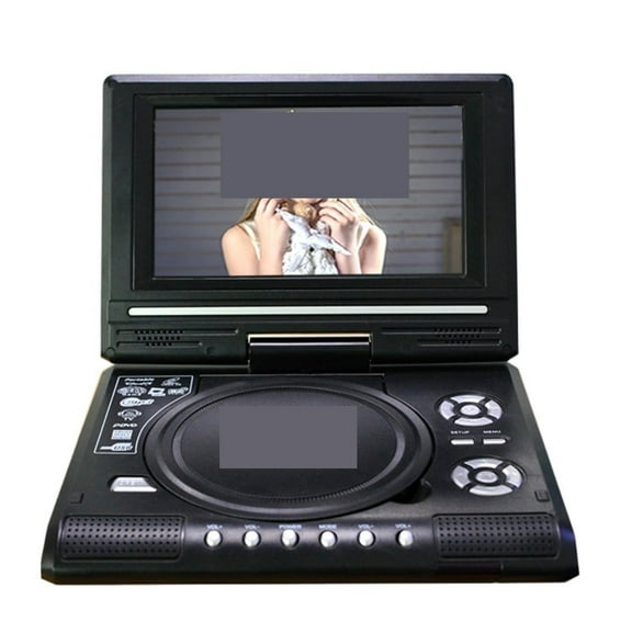2022 NEW 7.8 Inch Portable HD TV Home Car DVD Player VCD CD MP3 DVD Player USB SD Cards RCA TV Portatil Cable Game 16:9 ,Upgrade Drive