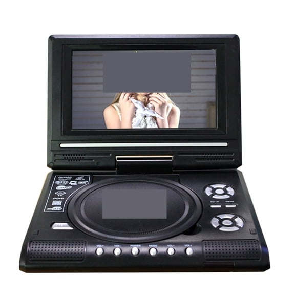 2022 NEW 7.8 Inch Portable HD TV Home Car DVD Player VCD CD MP3 USB SD Cards RCA Portatil Cable Game 16:9 ,Media