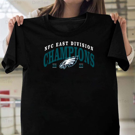 2022 NFC East Division Championship Football Fan Champions Sports Team Gear T-Shirt Unisex, up to 5XL