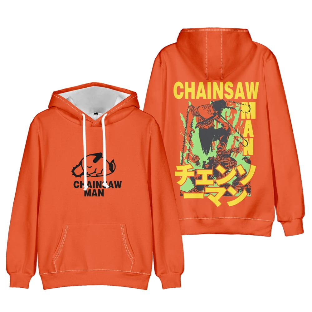 2022 New Chainsaw Man Hoodie Anime 3D Printing Sweatshirt Casual Fashion  Long Sleeve - Walmart.com