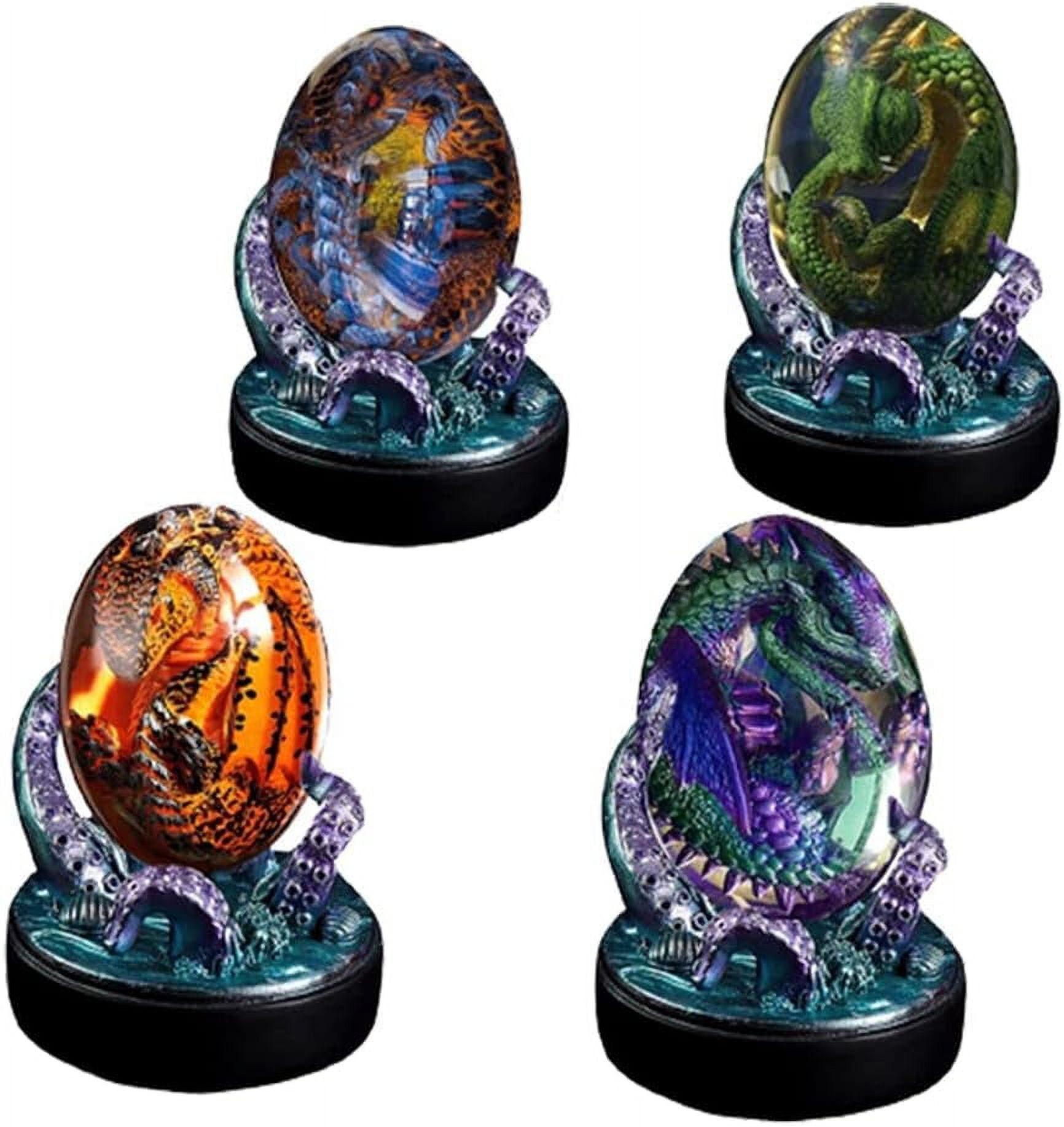 2022 New Lava Dragon Egg with Octopus Holder, Luminous Dream Crystal ...