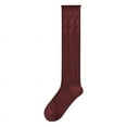thumbnail image 1 of 2022 New Lengthened And Knee Socks Women's Autumn And Winter Solid Color Calf Curling Loose Rubber Anti-skid Does Not Fall Off The Tube Tide, 1 of 8