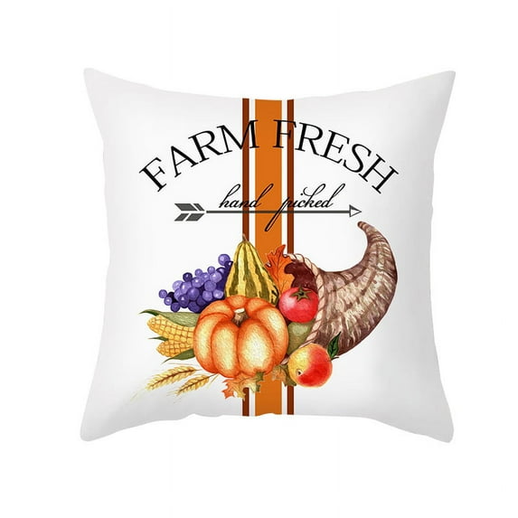 2022 New Pillowcase Autumn Maple Leaf Sofa Cushion Household Supplies Peach Skin Cushion Cover