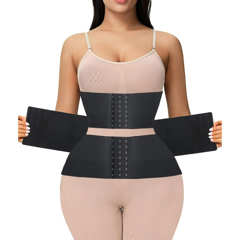 Women waist trainer shapers bandage wrap cinchers lower belly fat hourglass  body shapewear belly  in 2023