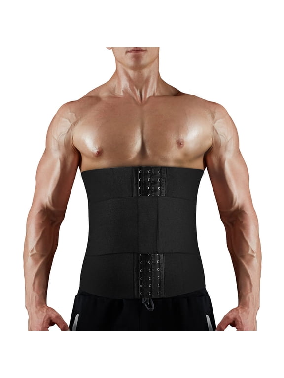 2022 New Style Women & Men Waist Trainer Corsets for Weight Loss Tummy Control Compression Shapewear Sweat Belt Body Shaper Hook