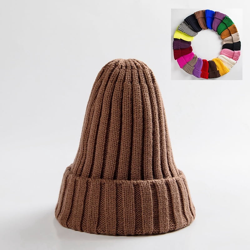 2022 New Womens Beanie Hat warm Autumn Women Wool Knit Beanie Hat Cuff