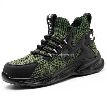 &Work Men's Composite Toe Safety Shoes - Breathable Indestructible Sneakers
