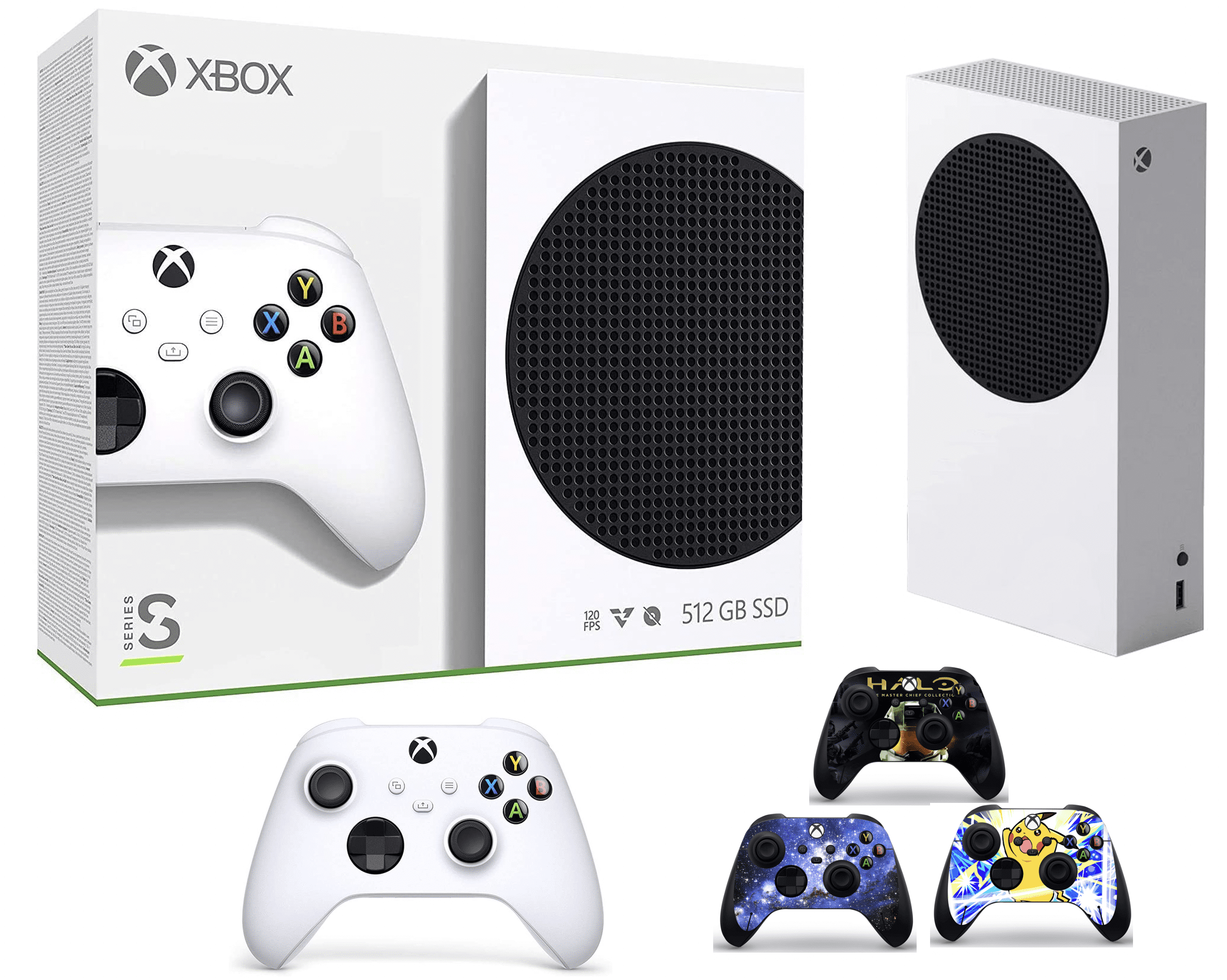 2022 Newest Microsoft Xbox Series S 512GB SSD All-Digital Console, 10GB  GDDR6 RAM, 1440p Gaming, 4K Streaming, 3D Spatial Sound, WiFi +  3pcs-Marxsol