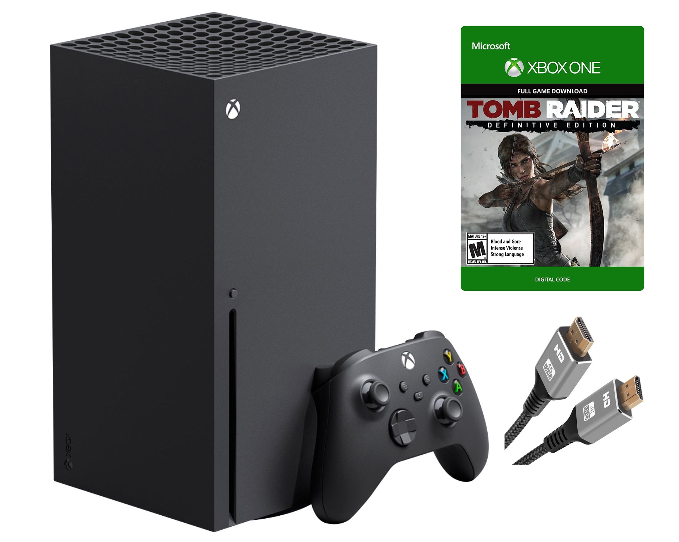 2023 Newest Microsoft Xbox Series X–Gaming Console System- 1TB SSD Black X  Version with Disc Drive Bundle with NBA 2K23 Full Game and MTC6 High Speed 