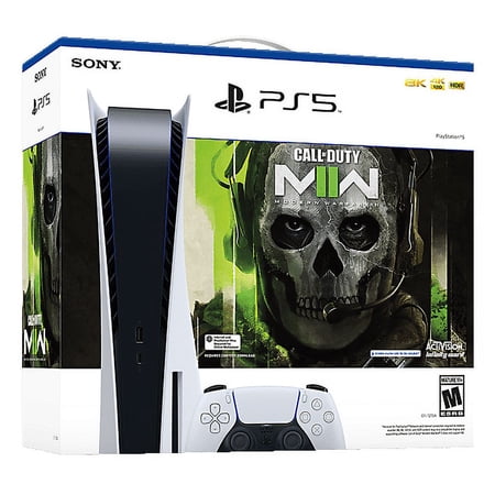 2022 Newest PlayStation_PS5 Gaming Console Disc Version Bundle with Call of Duty Modern Warfare II