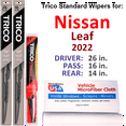 thumbnail image 1 of 2022 Nissan Leaf Wiper Blades (Set of 3) w/Rear Wiper, 1 of 3