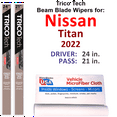thumbnail image 1 of 2022 Nissan Titan Beam Blade Wipers (Set of 2), 1 of 3