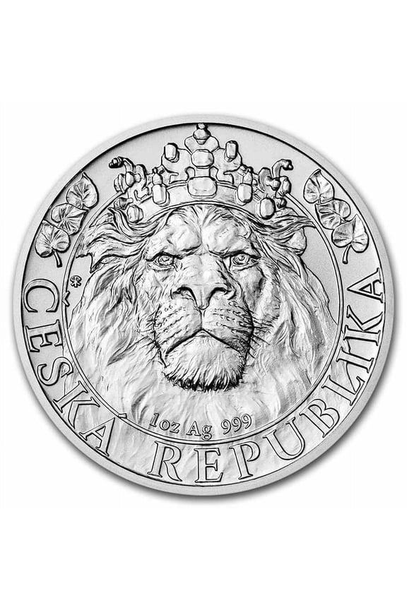 2022 Niue 1 oz Silver Czech Lion BU