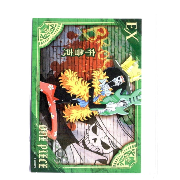 2022 One Piece 25th Anniversary Trading Card EX Brook HOLOFOIL #OP-EX009