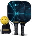 thumbnail image 1 of 2022 Optical Fiber Best Pickleball Paddles Set, Carbonfiber Graphite, 1 of 1