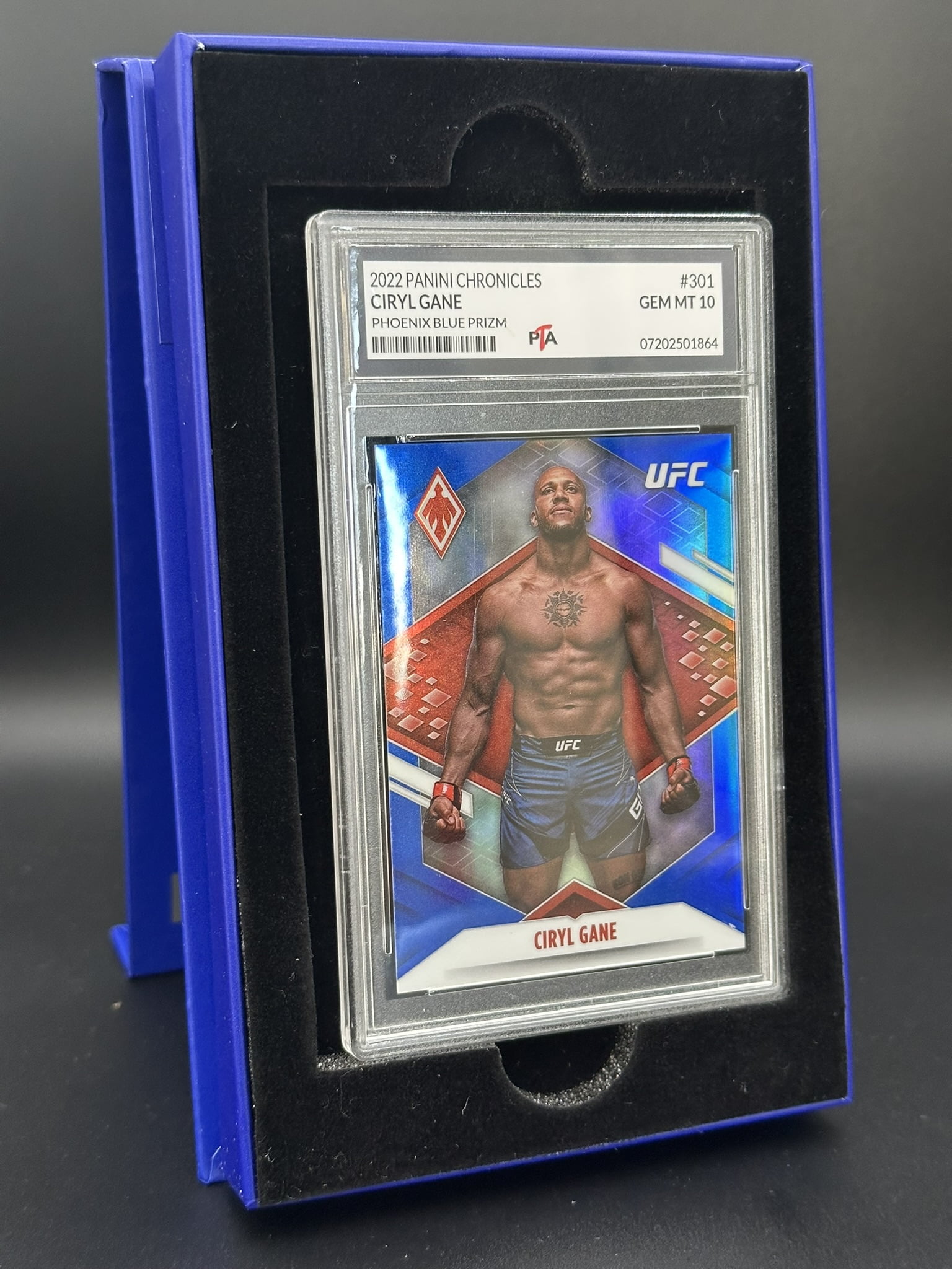 2022 Panini Prizm UFC #101 Ciryl Gane MMA Trading Card - Collectible Fighter Card